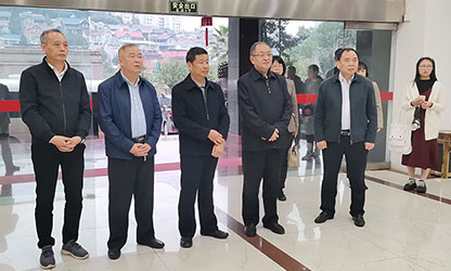 福建省政協(xié)副主席、省工商聯(lián)主席王光遠一行視察虹潤公司